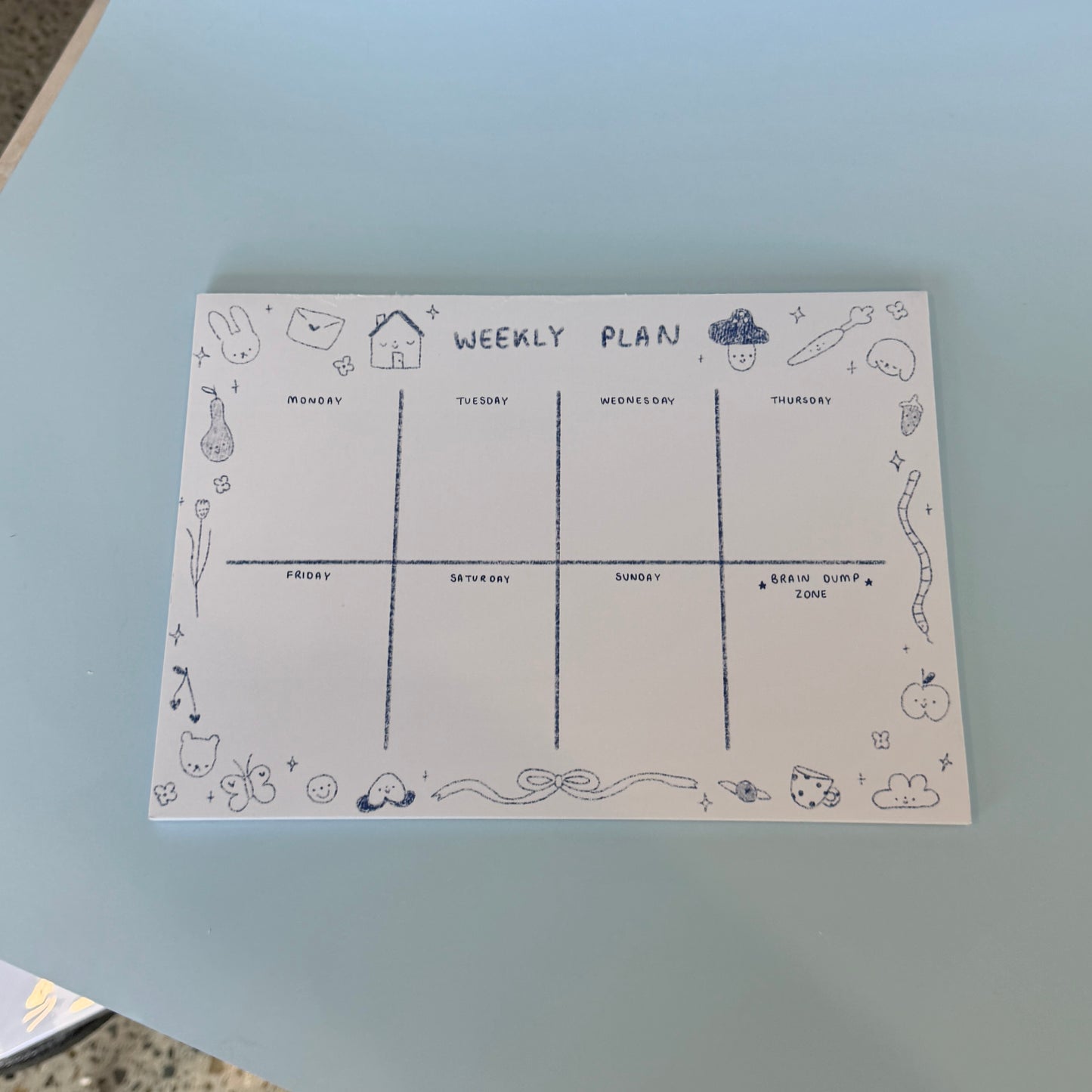 Scribbles A4 Weekly Planner