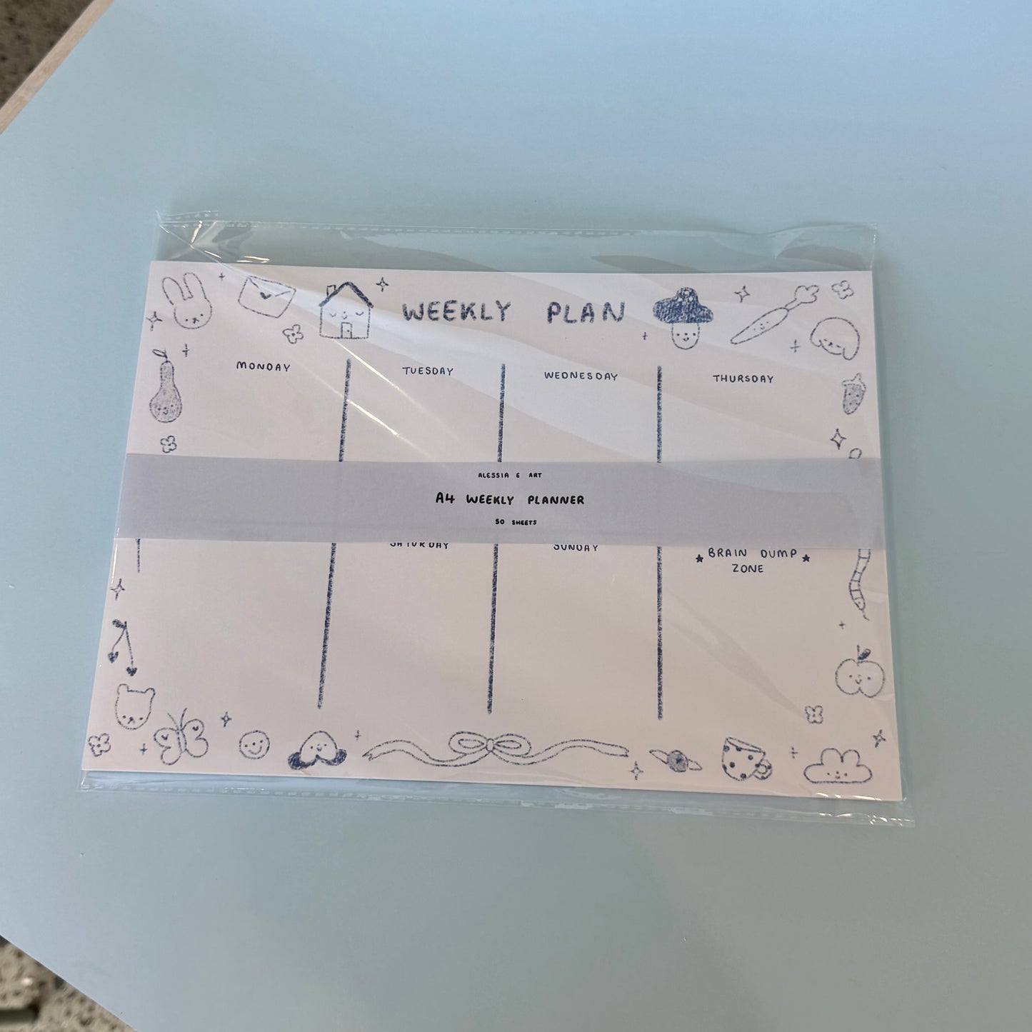 Scribbles A4 Weekly Planner
