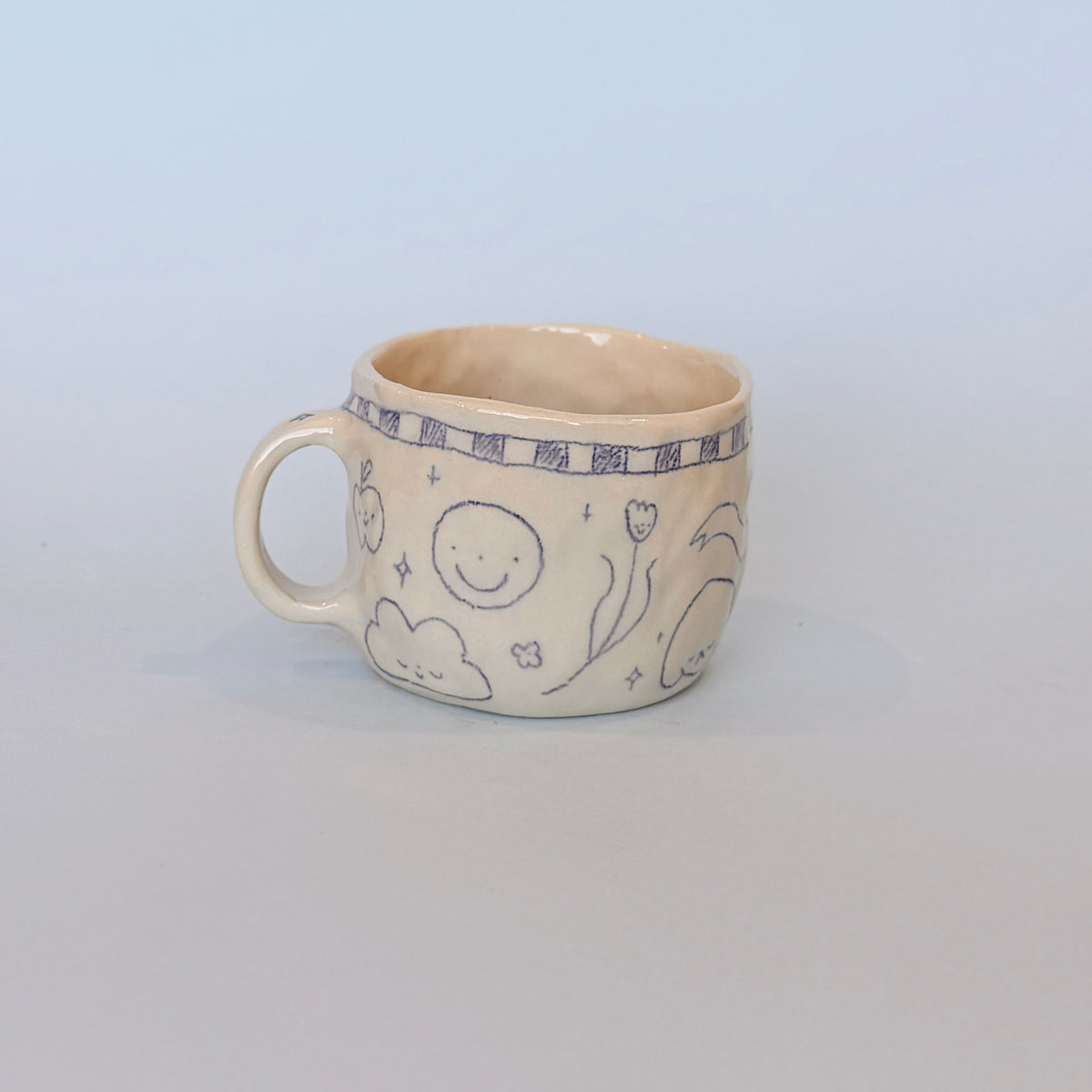Checkerboard Scribble Mug 1