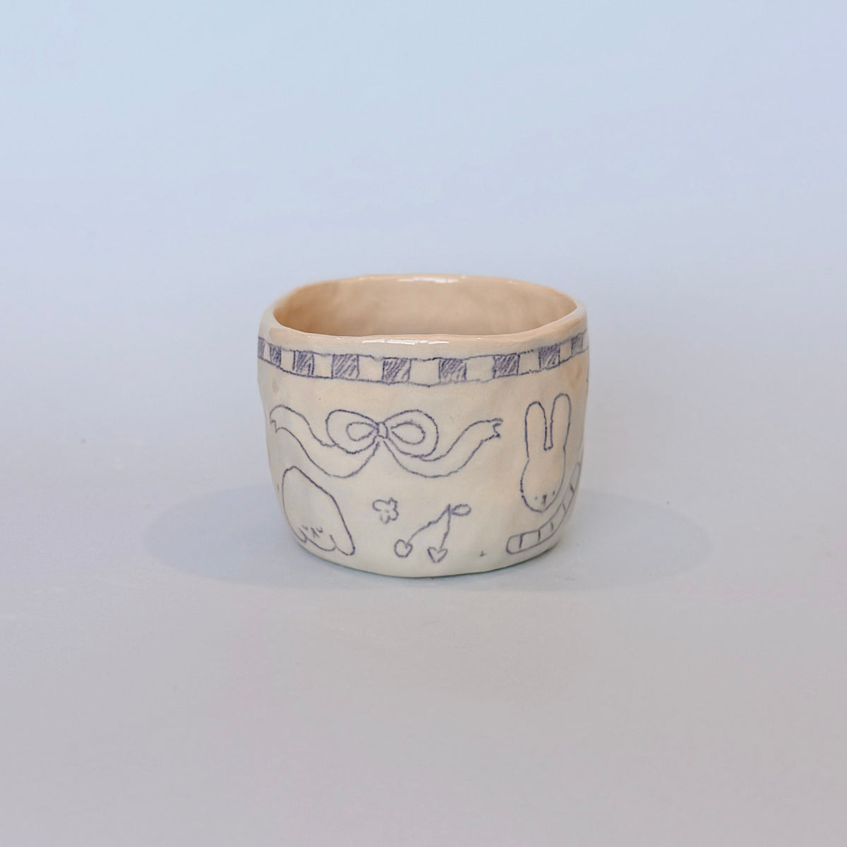Checkerboard Scribble Mug 1