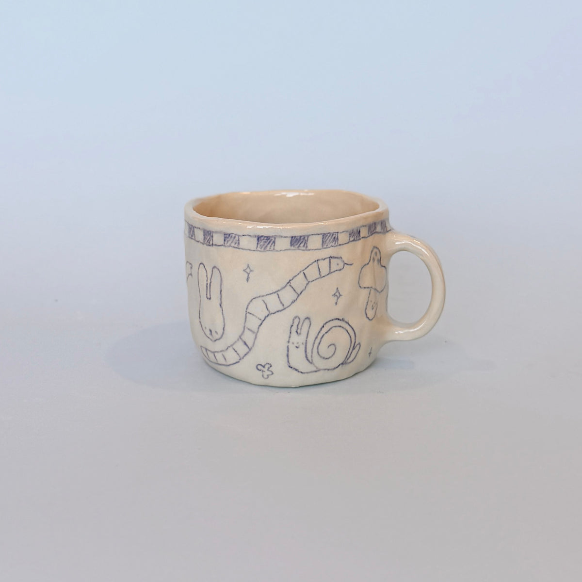 Checkerboard Scribble Mug 1