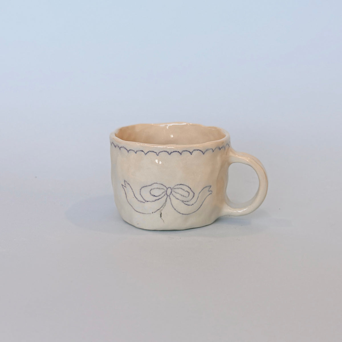 Romantic Swan Scribble Mug