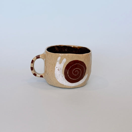 Check Handle Snail Mug 2