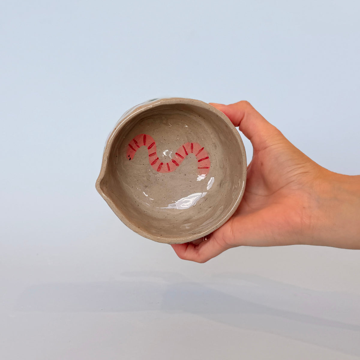 Apple and Worm Matcha Bowl