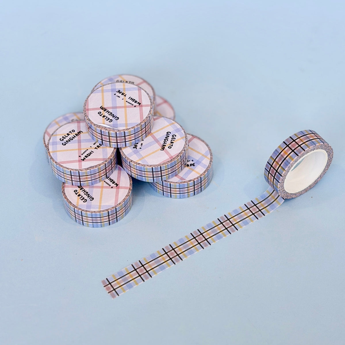 Gelato Gingham Washi Tape
