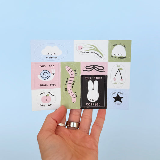 Ridiculous Affirmations Sticker Sheet