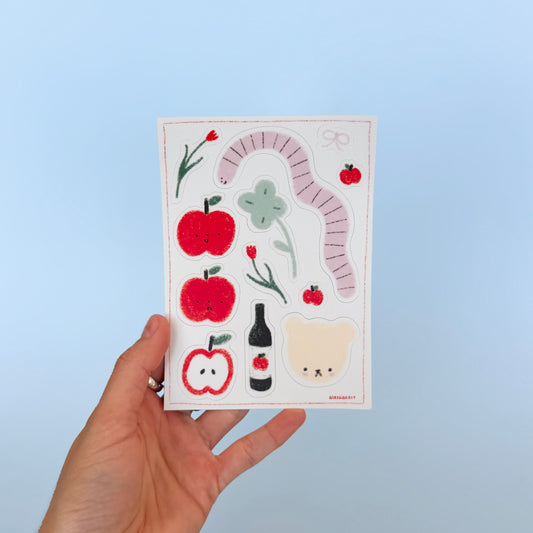 Apple Meadow Sticker Sheet