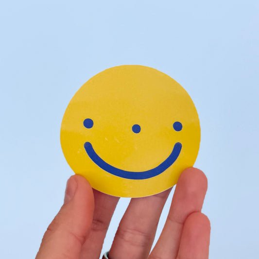 Smiley Face Sticker