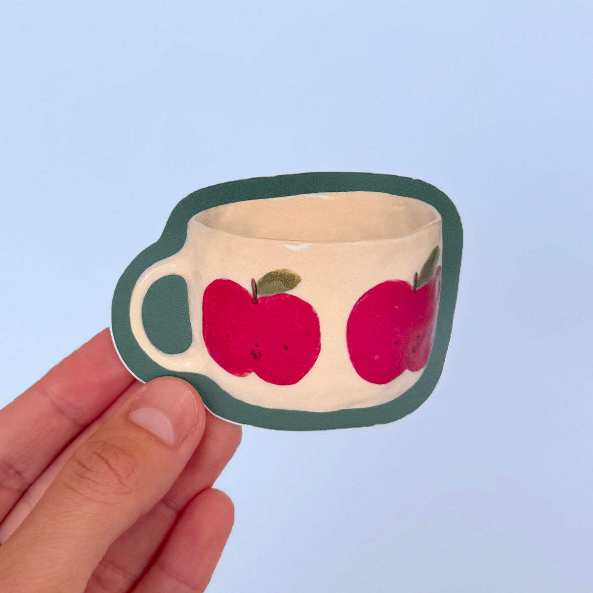 Apple Mug Sticker