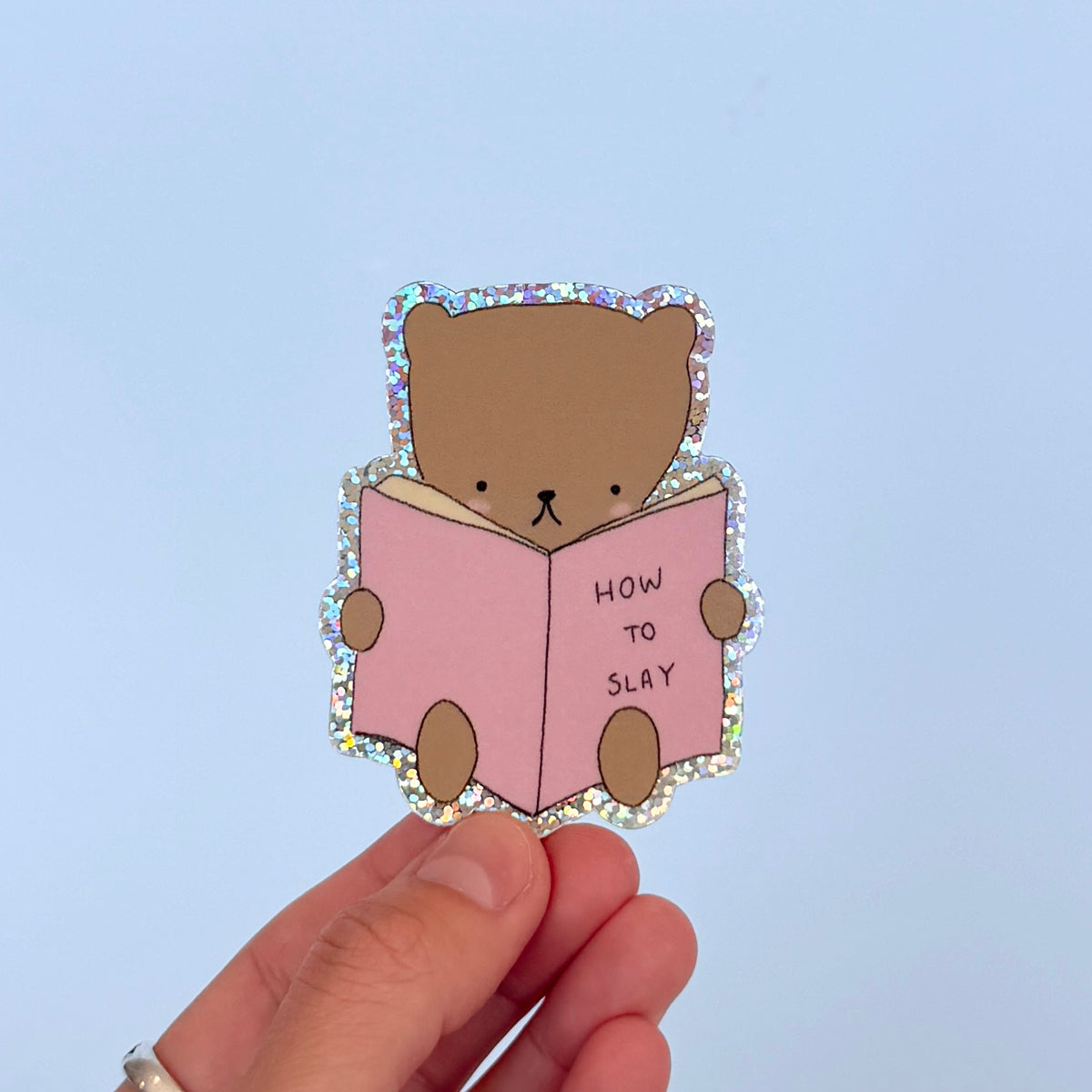 Smart Bear Sticker - Holographic