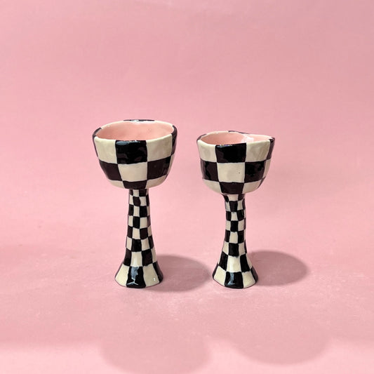 Checkered Goblets
