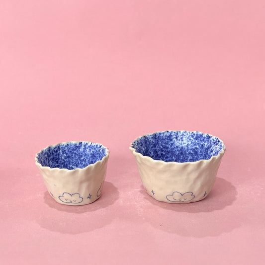 Cloud Frilly Bowls