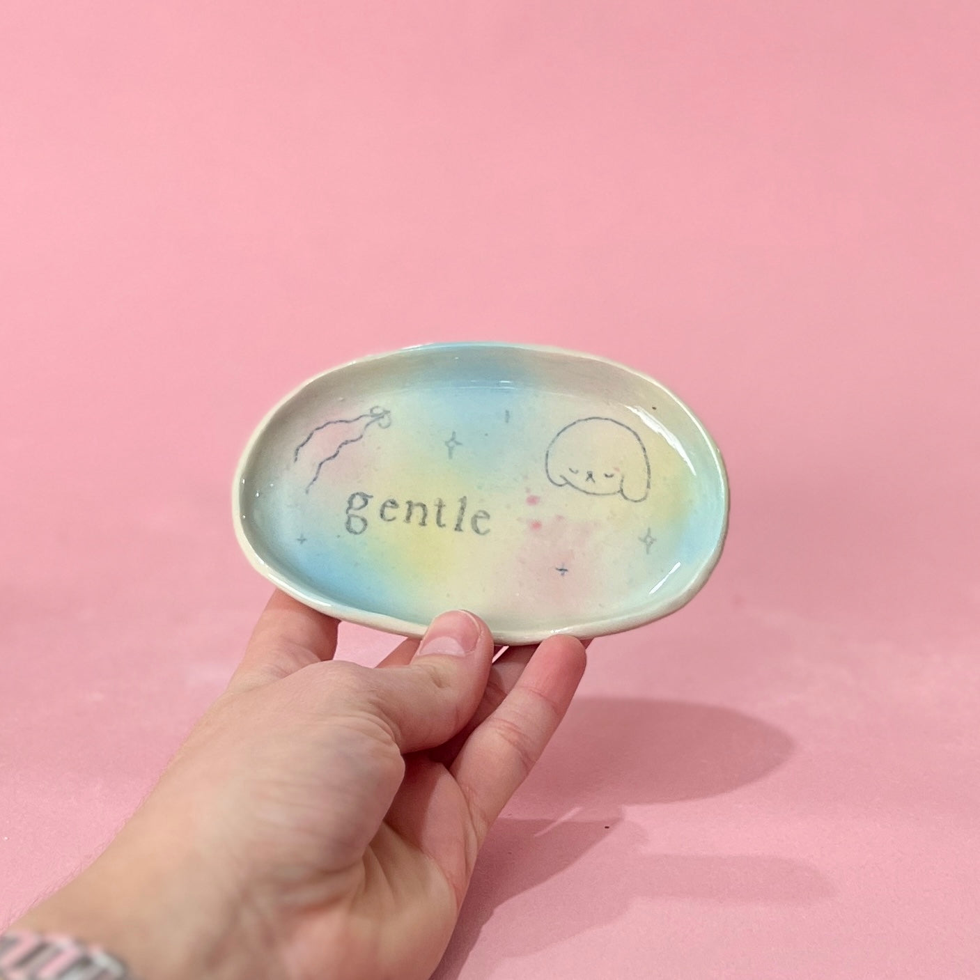 'Gentle' Bubblegum Trinket Tray
