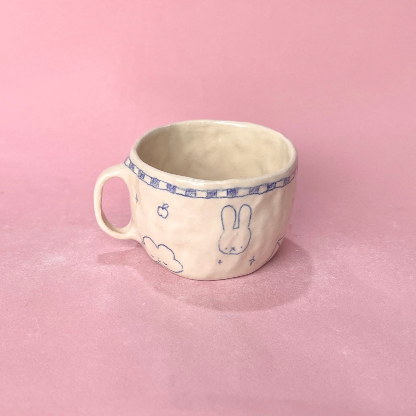 Checkerboard Scribble Mug