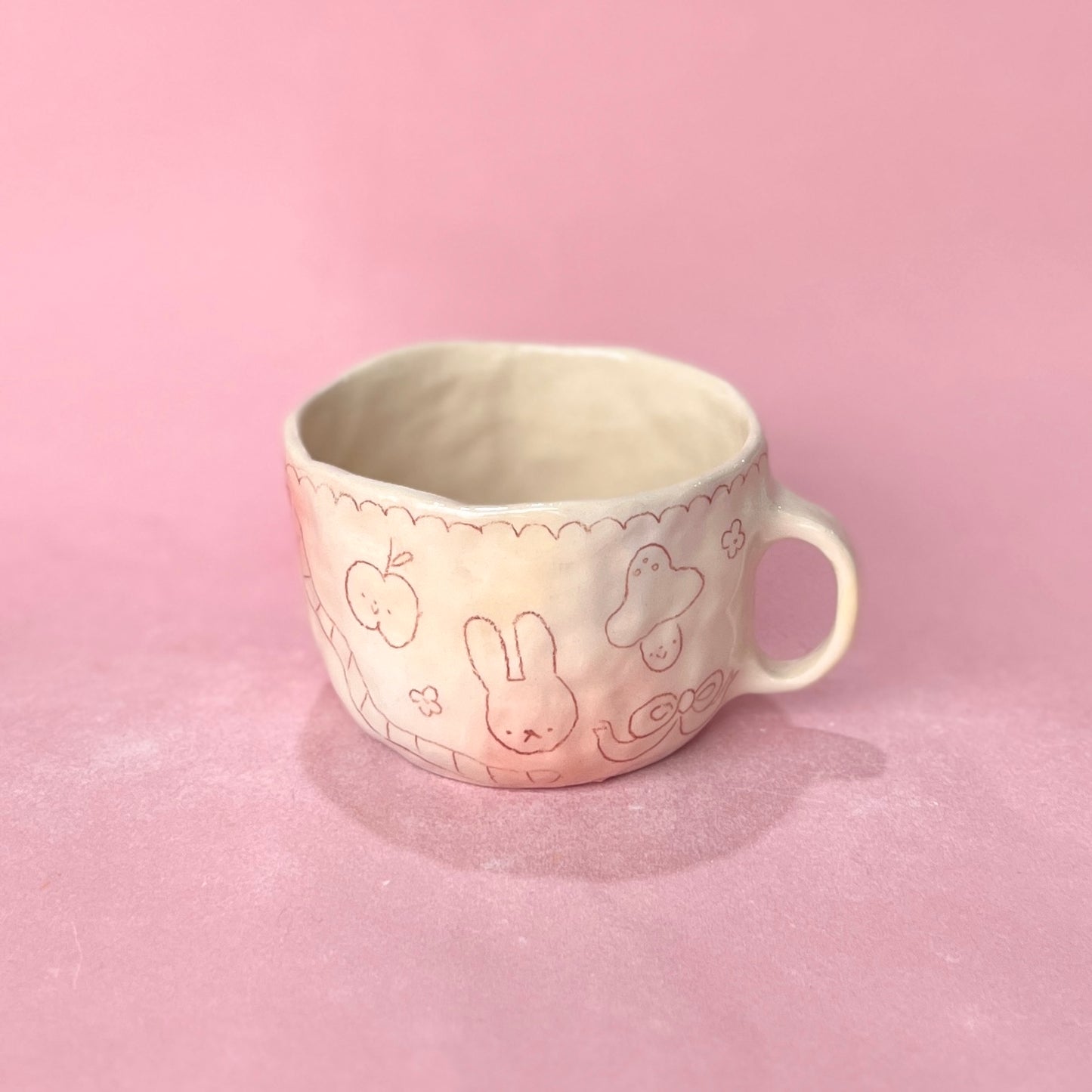 "Yet I Remain Gentle" Bubblegum Scribble Mug