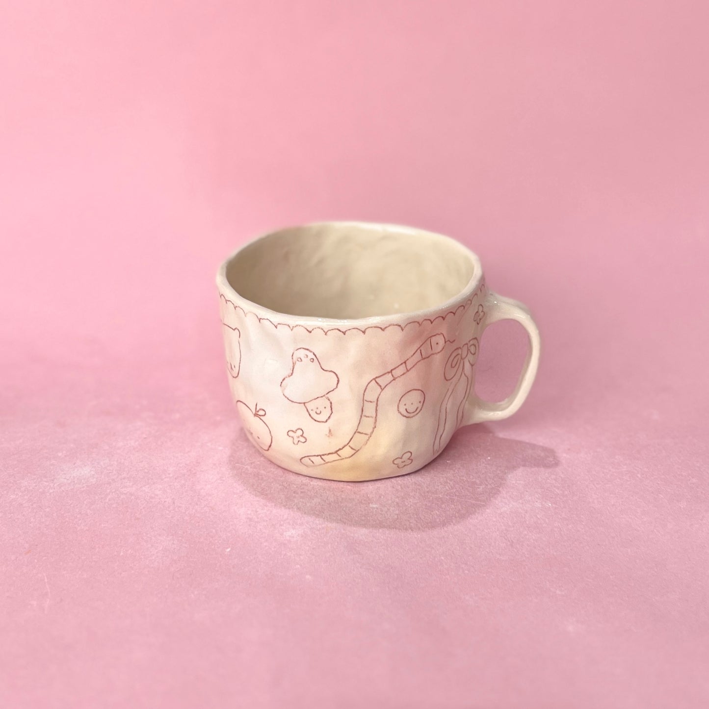 "I'm Full of Softness" Bubblegum Scribble Mug