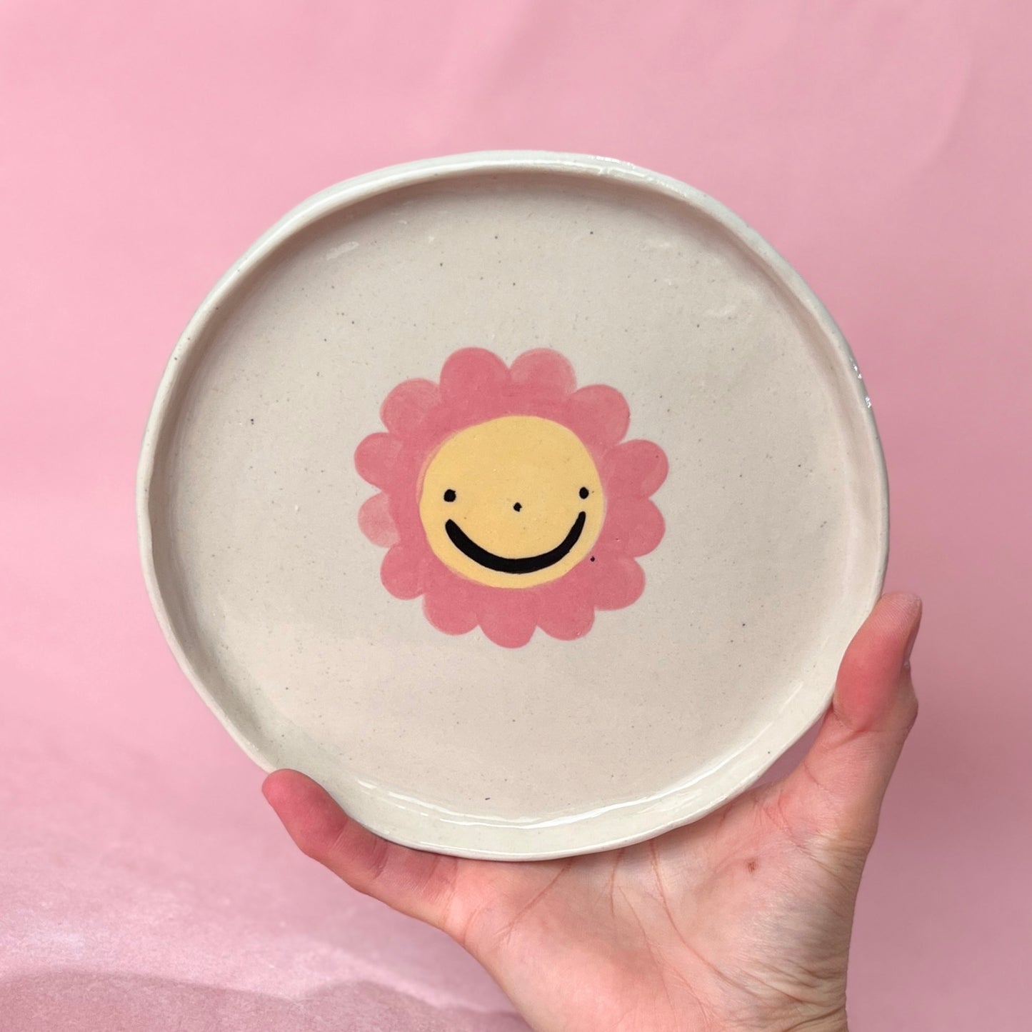 Smiley Flower Side Plate