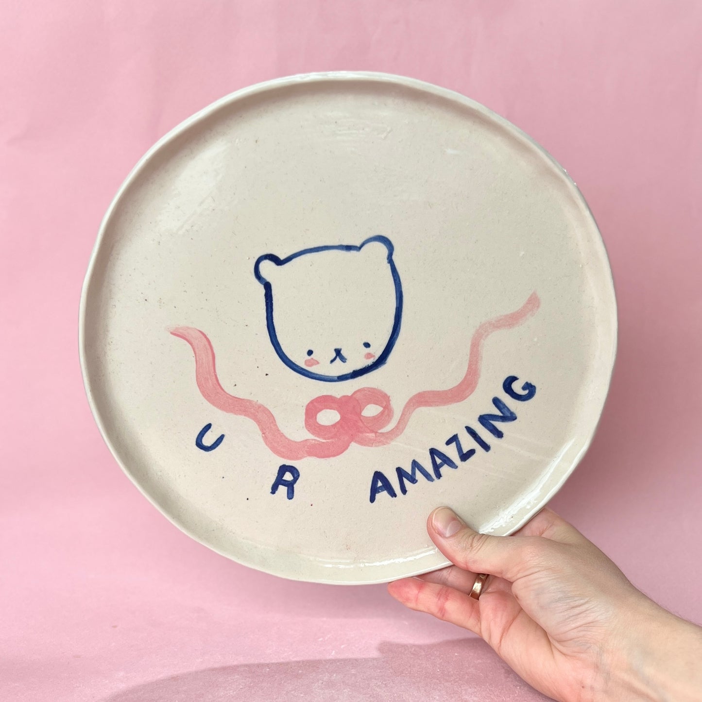 "U R Amazing" Large Dinner Plate