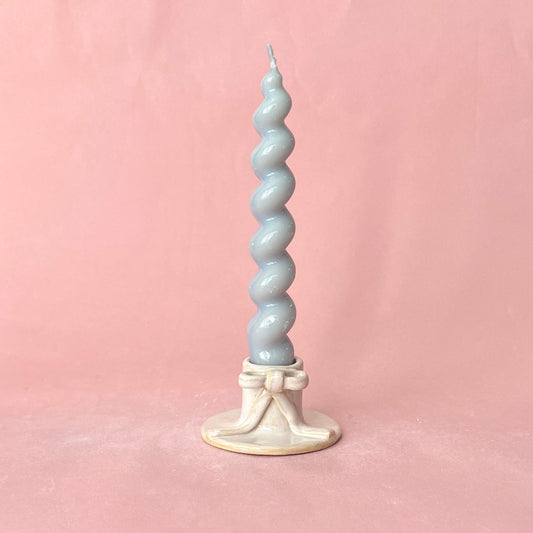 Baby Pink Candlestick Holder