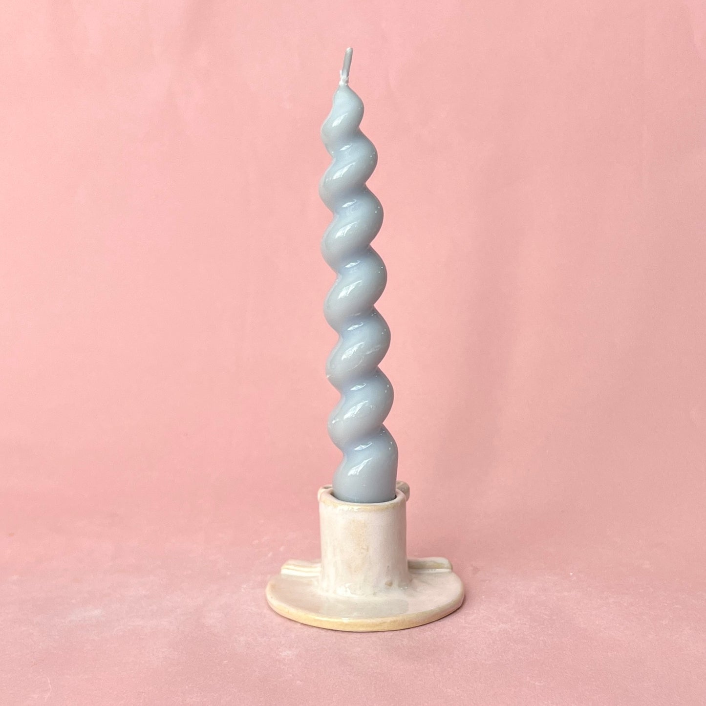 Baby Pink Candlestick Holder