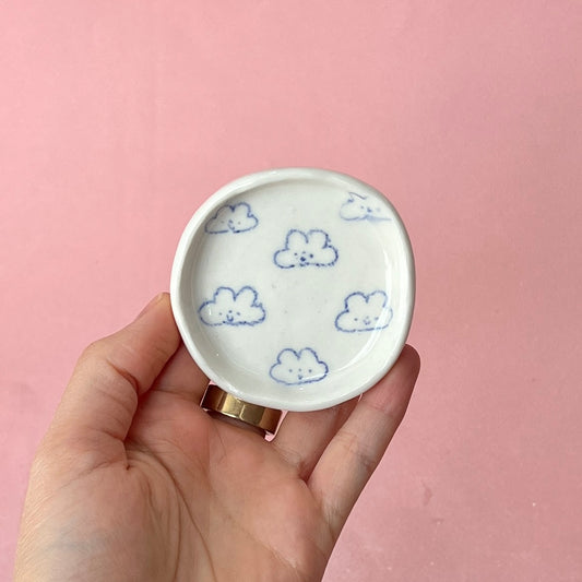 Scribble Cloud Trinket Dish