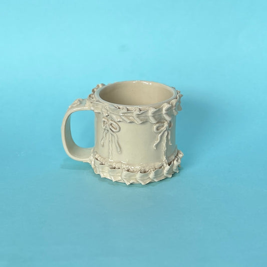White Royal Icing Mug