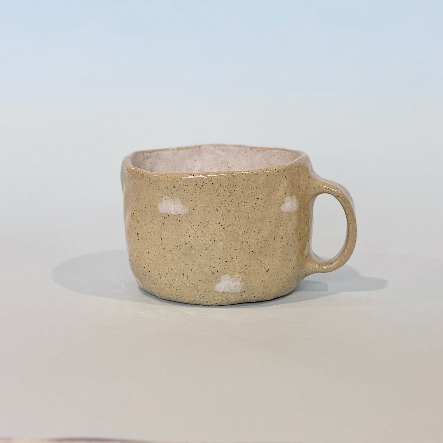 Speckled Bunny and Cloud Mug