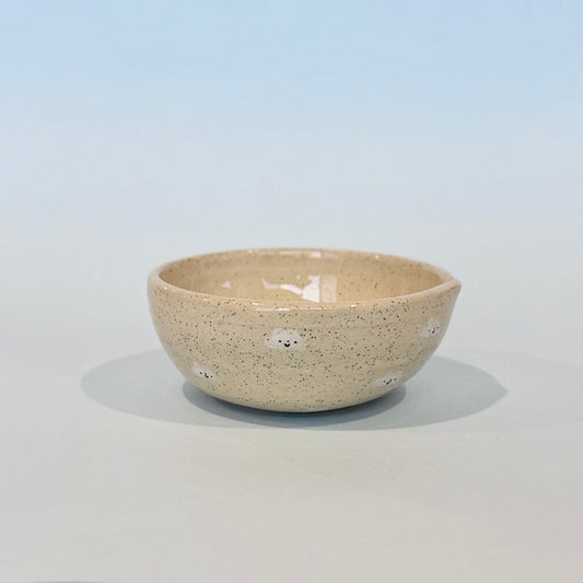 Speckled Tiny Cloud Matcha Bowl