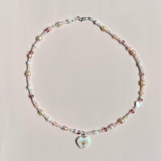 Bear and Bow Necklace