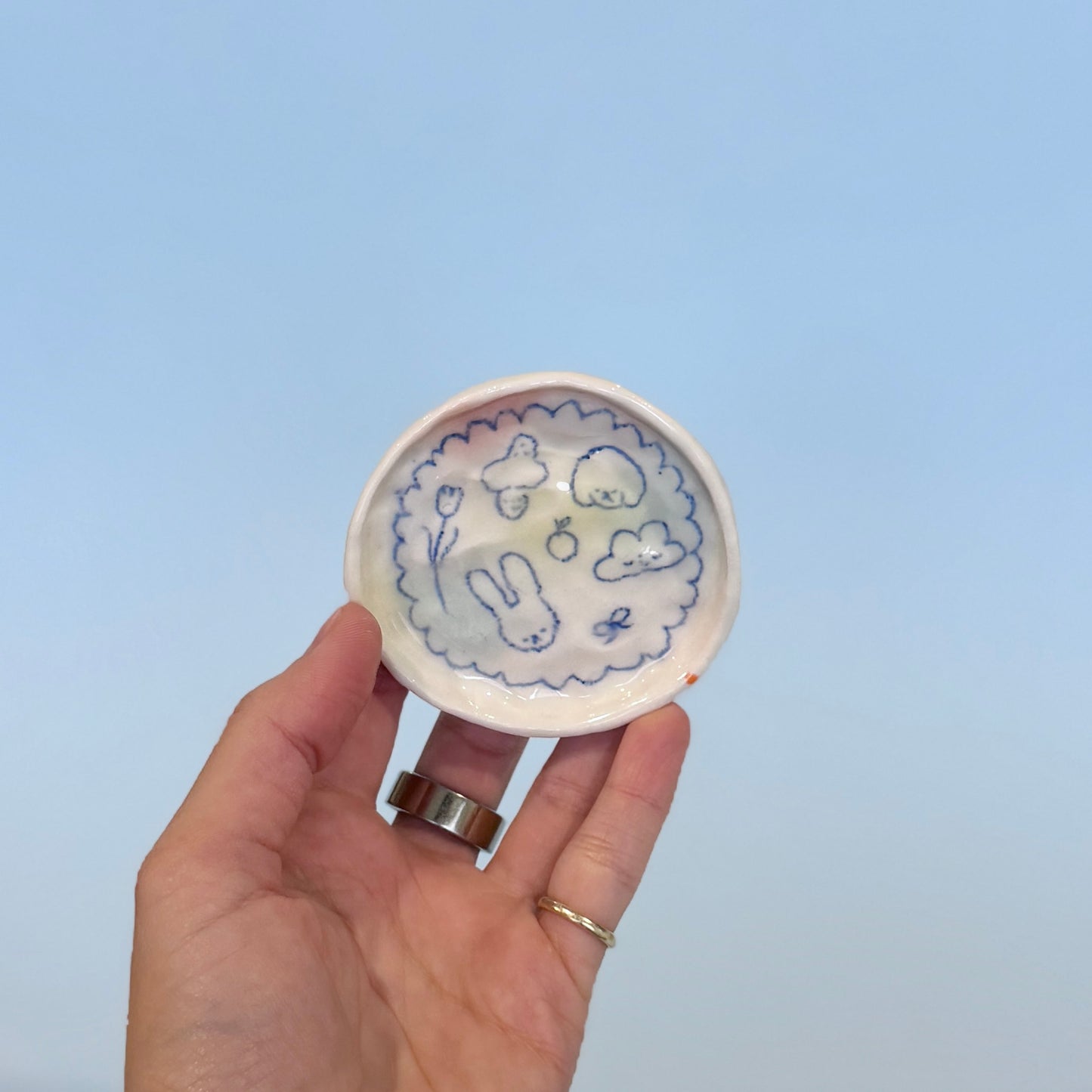 Bubblegum Scribble Trinket Dishes