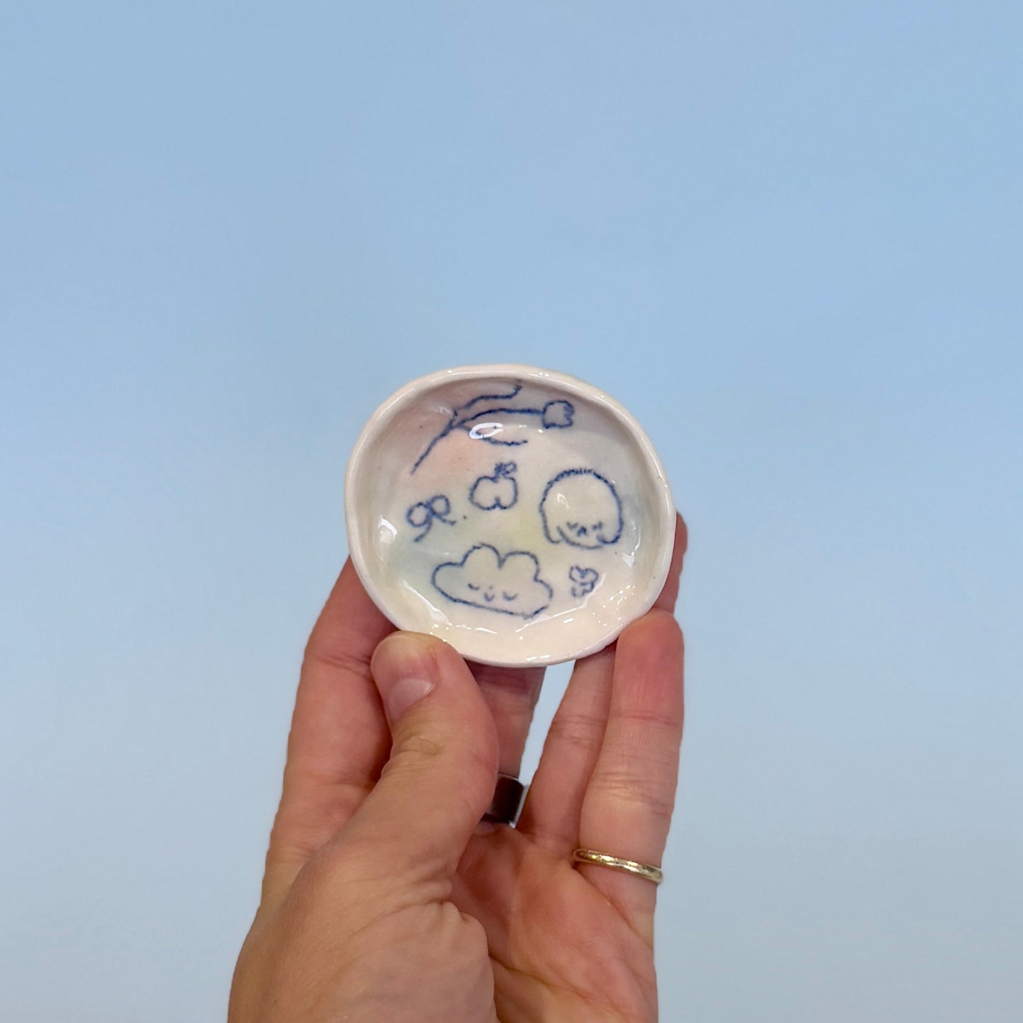 Bubblegum Scribble Trinket Dishes