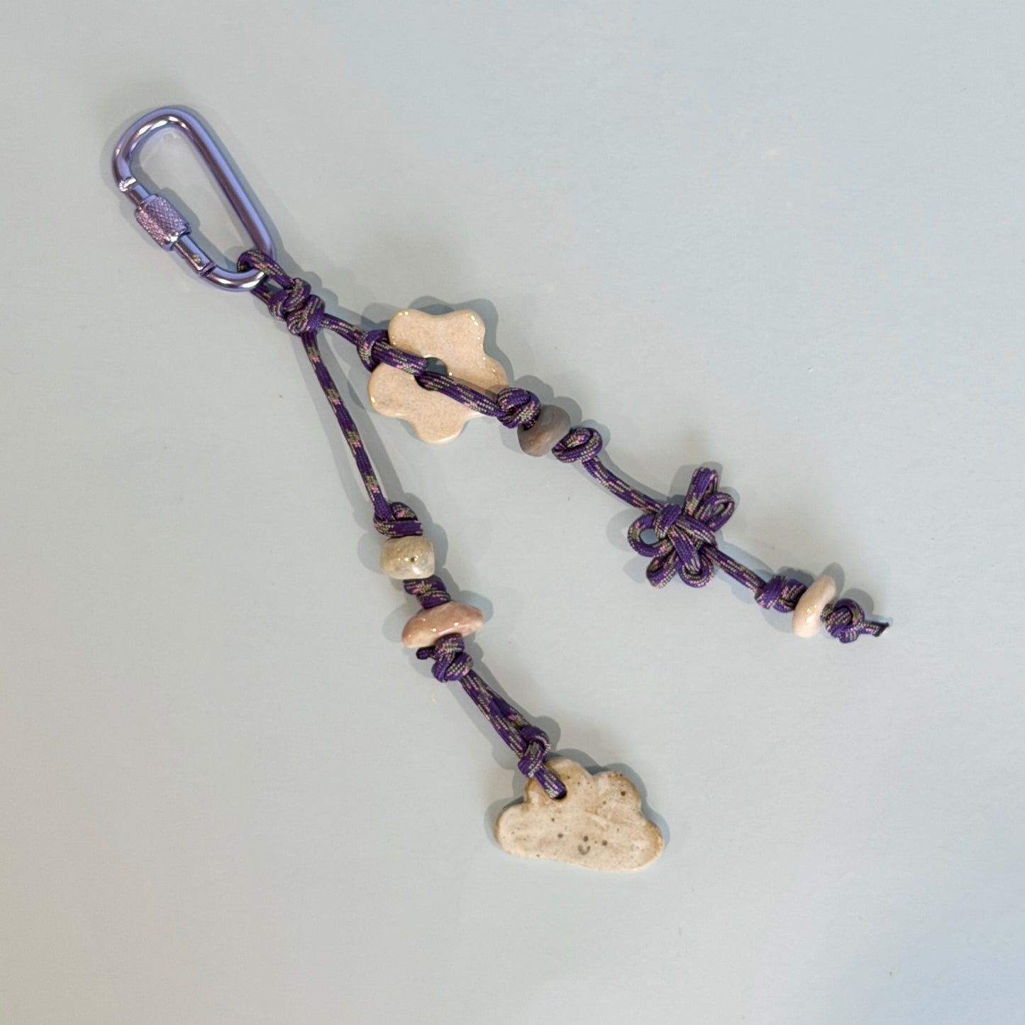 Purple Cloud Keychain