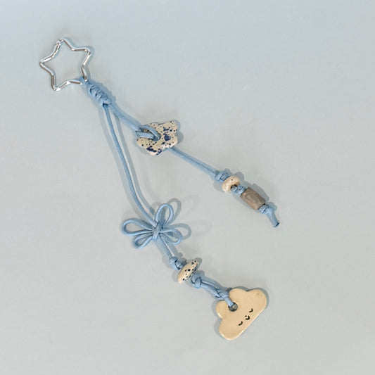 Blue Cloud Keychain