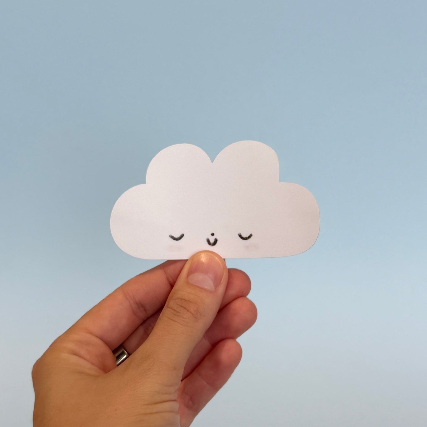 Cloudy Sticker