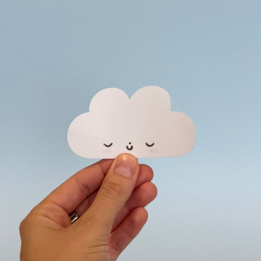Cloudy Sticker