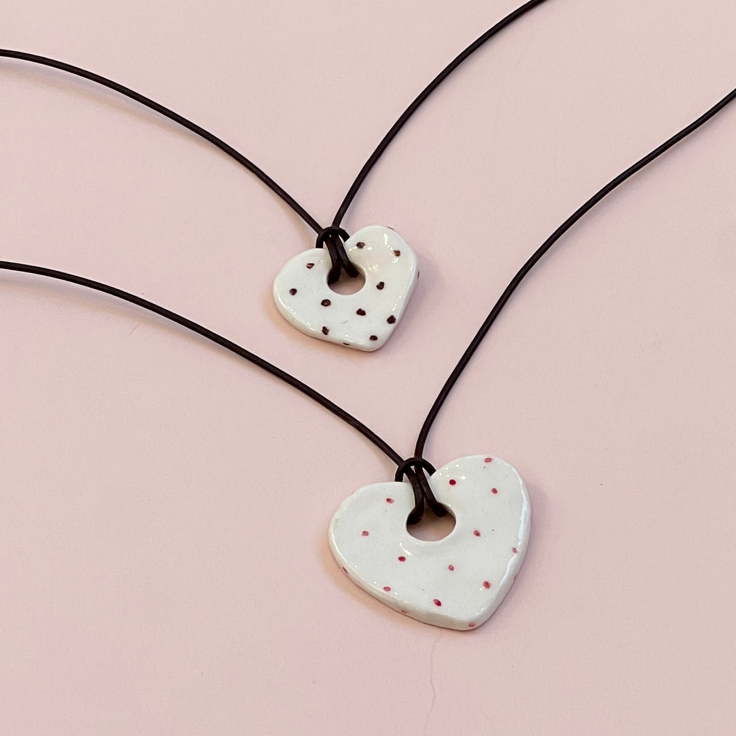Heart Leather Necklaces