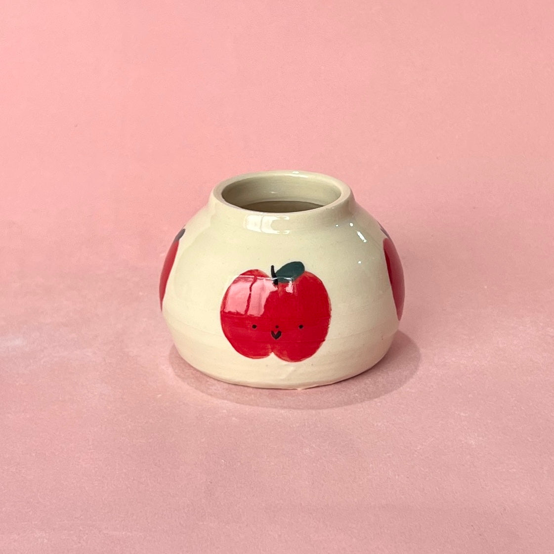 Apple Round Vase