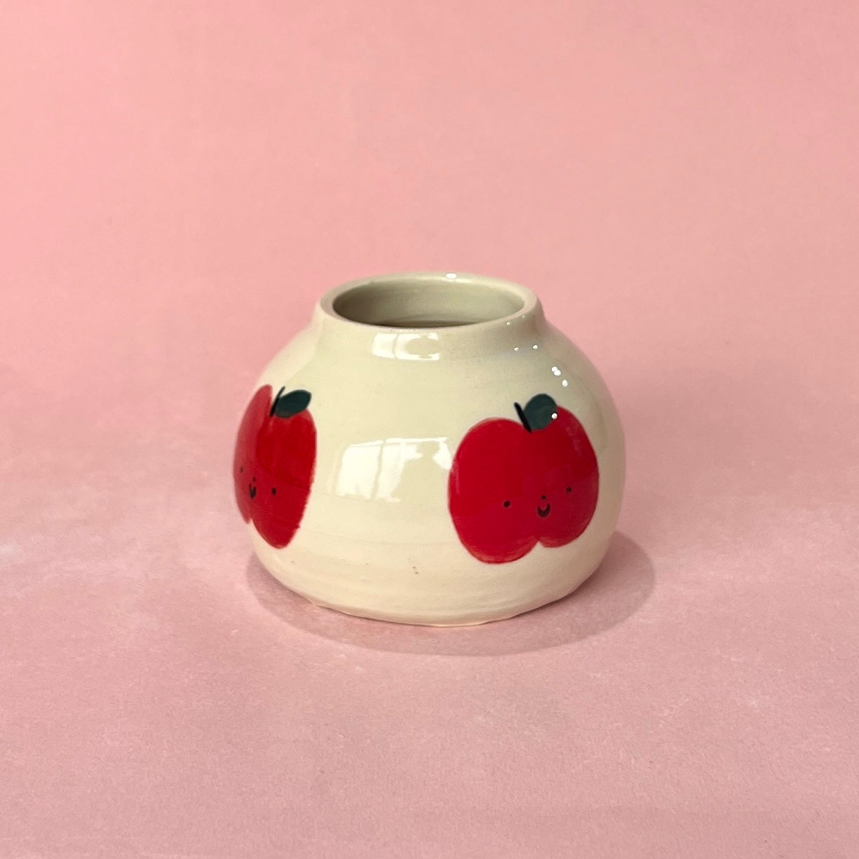 Apple Round Vase