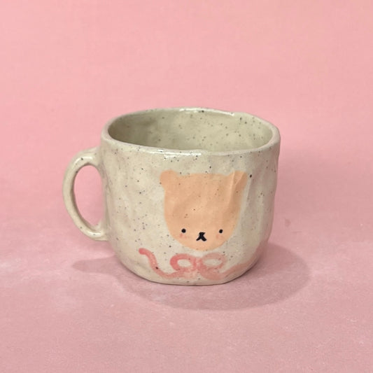 Speckled Bear and Bow Mug