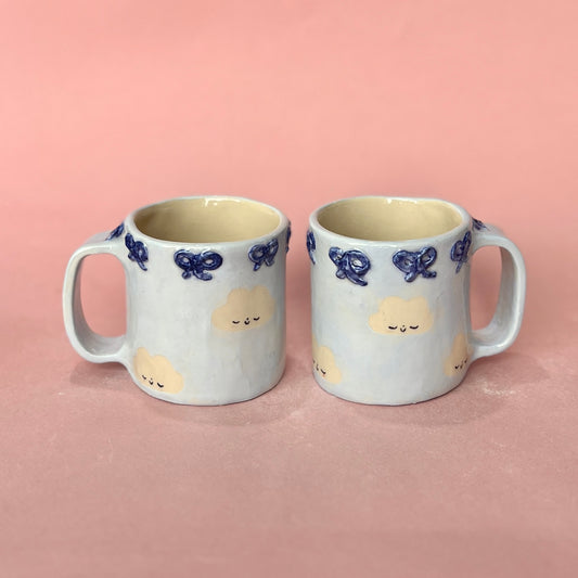 Short Cloudy Chums Mugs