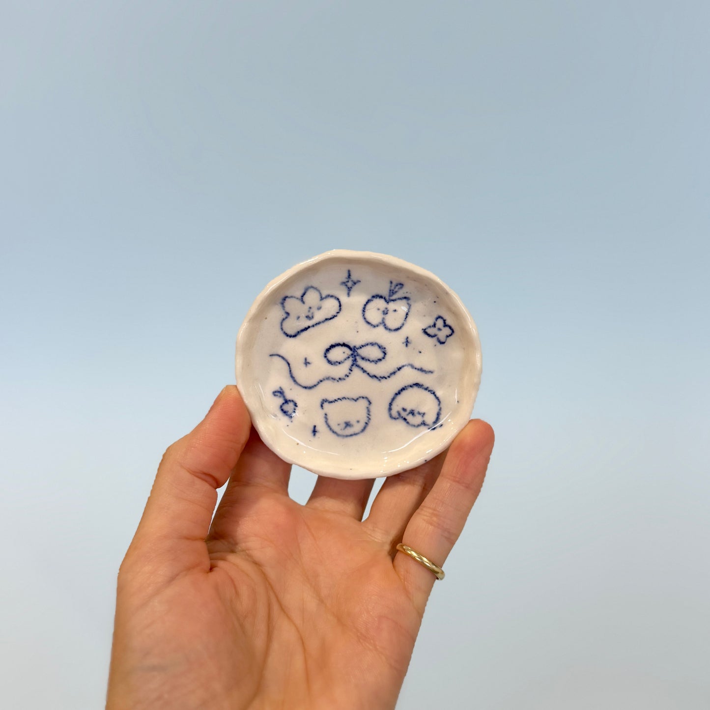 Scribble Trinket Dish [Sample]