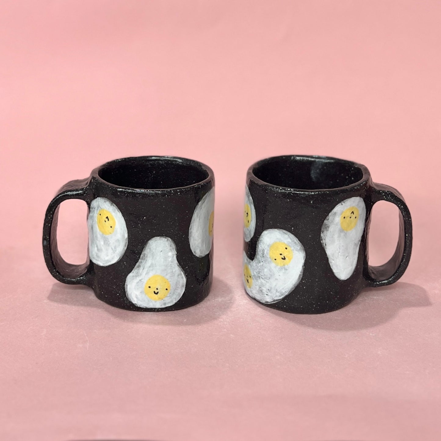 Dark Speckle Egg Mugs