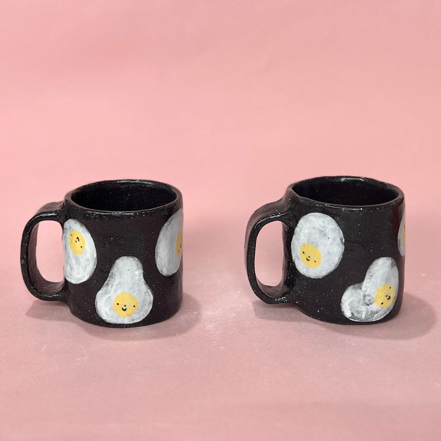 Dark Speckle Egg Mugs