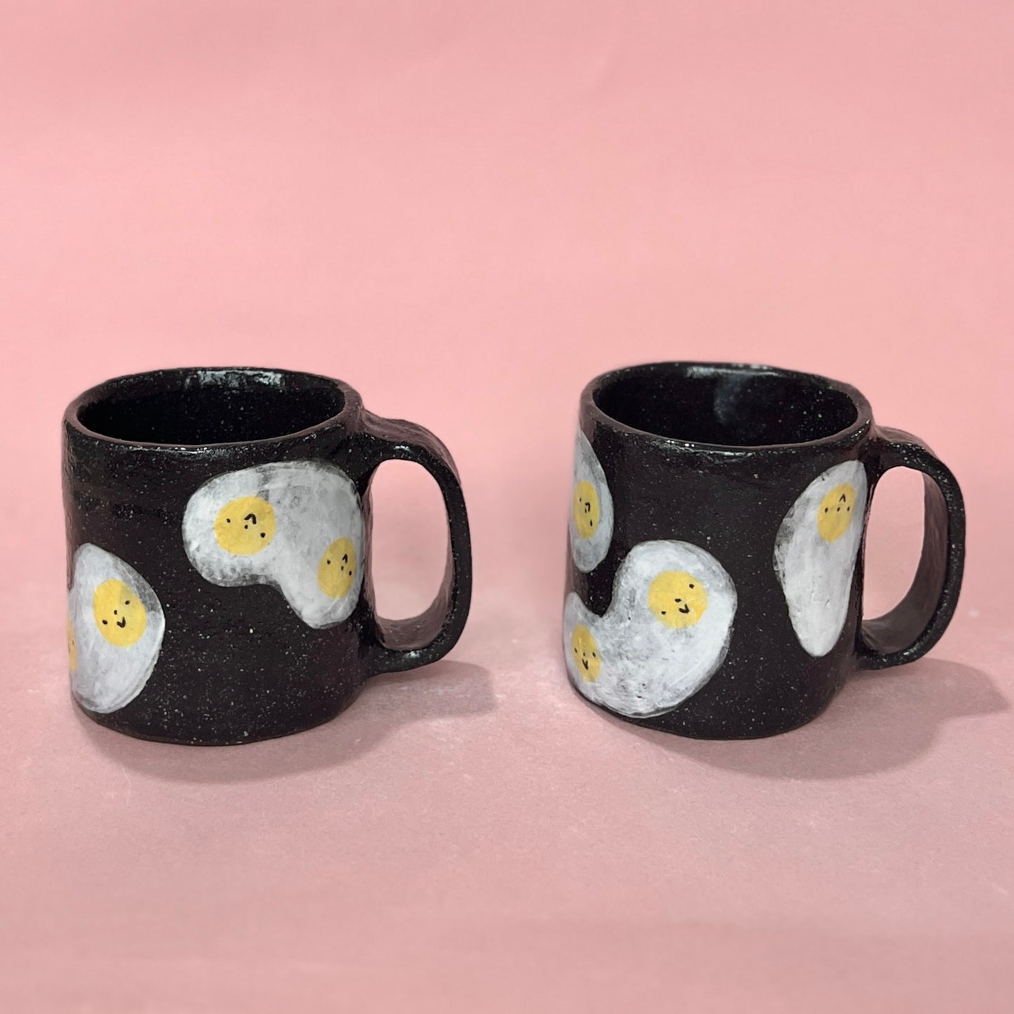 Dark Speckle Egg Mugs