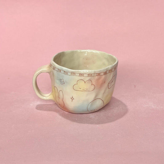 Checkerboard Bubblegum Pinch Mug 2