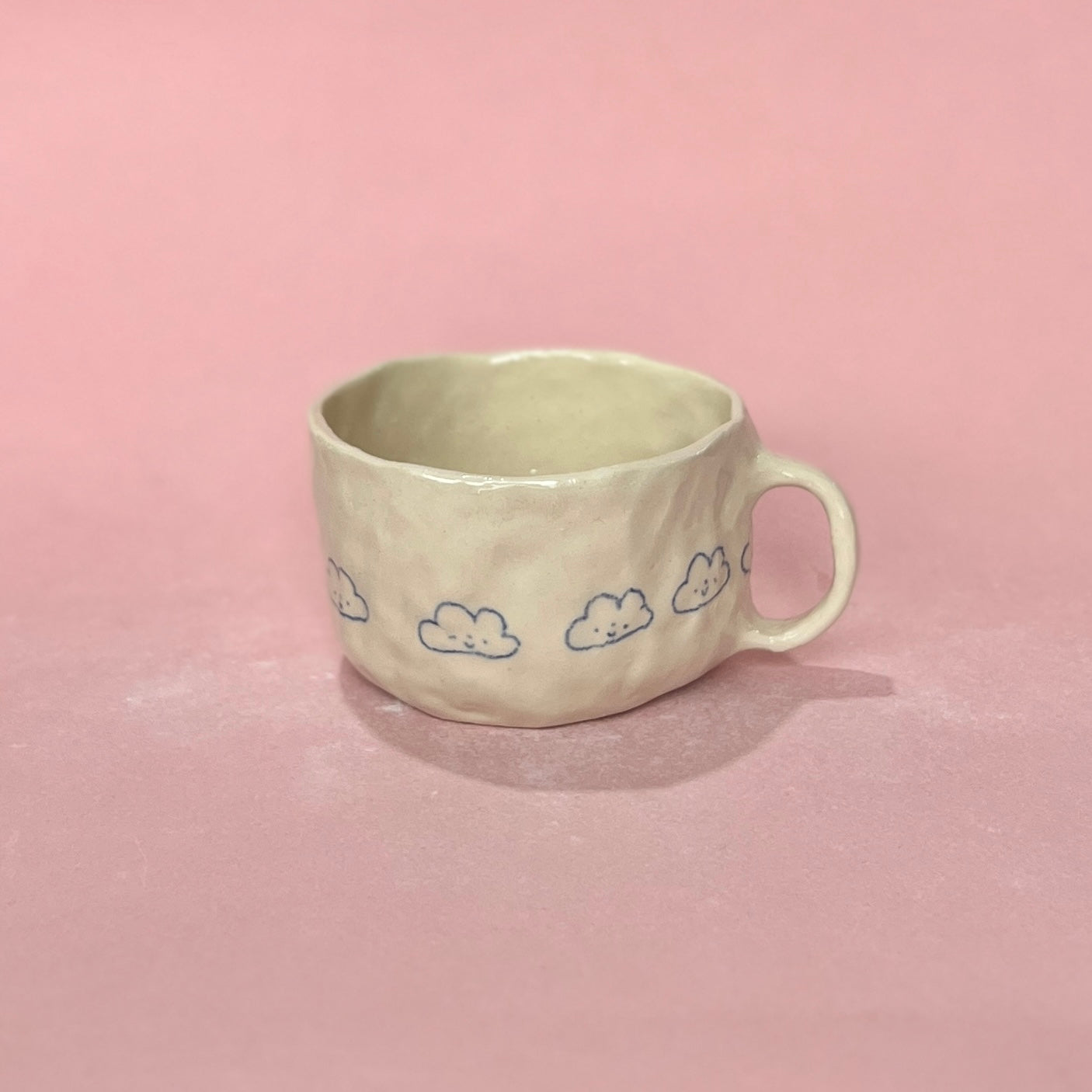 Simple Clouds Pinchy Mug