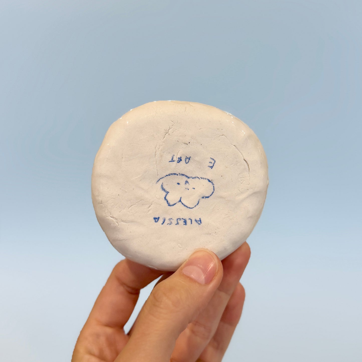 Gingham Trinket Dish [Sample]