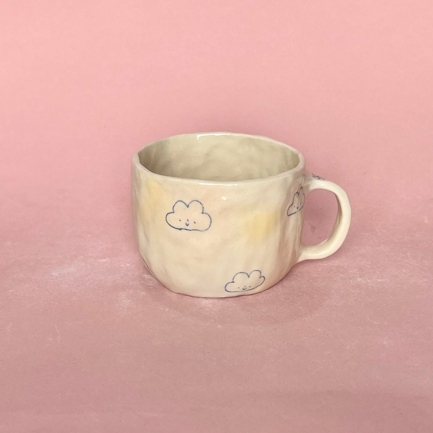 Bubblegum Simple Clouds Mug