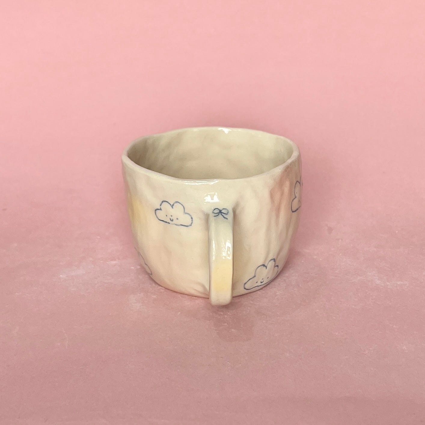 Bubblegum Simple Clouds Mug