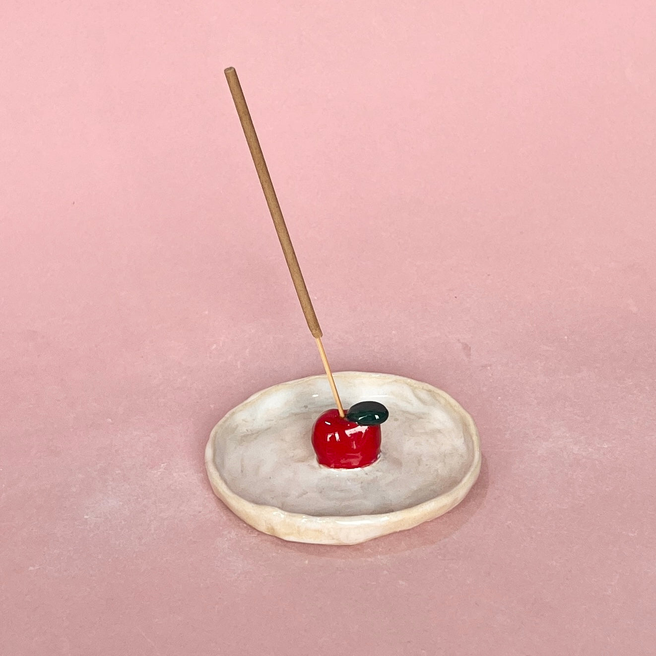 Apple Round Incense Holder